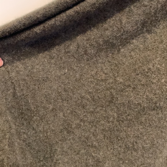 Soft by Naadam 100% Cashmere Cascade Front Long Vest Olive 1X, EUC - Picture 5 of 7